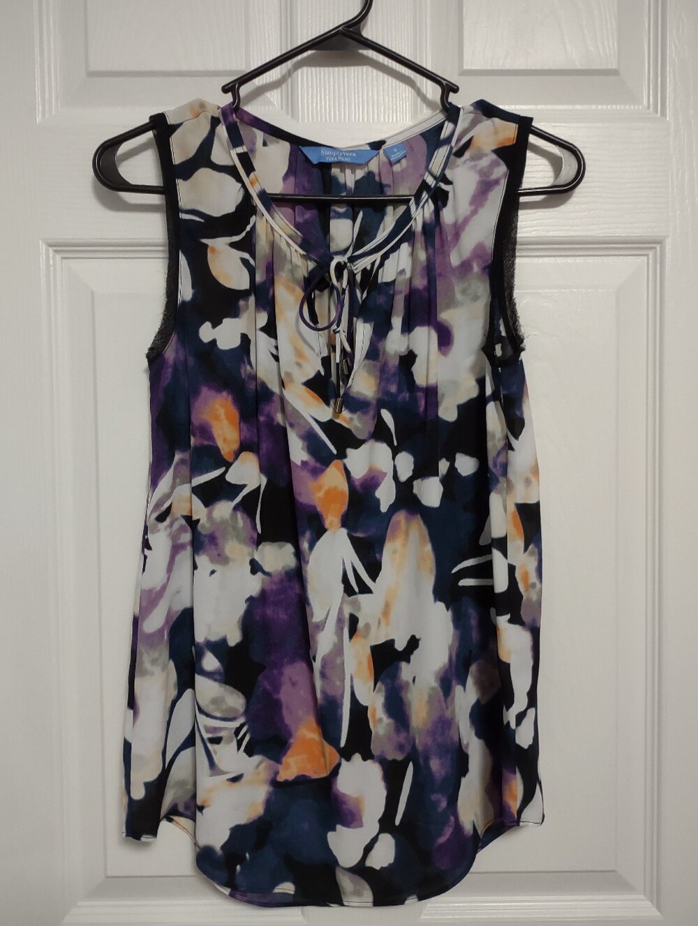 Firm Final Price!*Sleeveless Chiffon Top(S)